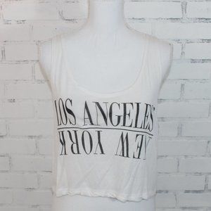 Brandy Melville Los Angeles New York Tank Top